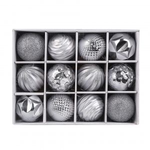 12PCS de boules de No&euml;l Incassables Arbre de No&euml;l de Hangin - Neuf