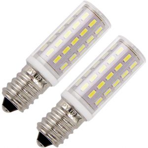 E14 Ampoule Hotte Aspirante 5w,50w Ampoule Halogène Équivalent,Ac100-240v Blanc Froid 6000k Taille Toute Petite-Lot De 2 - Neuf