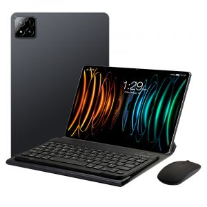 Tablette 10,1 pouces, Android 14, processeur d&eacute;ca-core Snapdragon 888, 8GB RAM, 256GB ROM, support 5G Wi-Fi 7, Bluetooth, &eacute;cran 2560x1600, batterie 10 000mAh, appareil photo 16MP+32MP, Noir - Neuf
