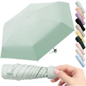 Parapluie De Voyage Anti-Uv Petit Parapluie Mini Parapluie Portable Parapluie De Poche Parapluie Ultra L&eacute;ger Portable Coupe-Vent Transport Quotidien Convient &Agrave; Toutes Les Personnes - Neuf