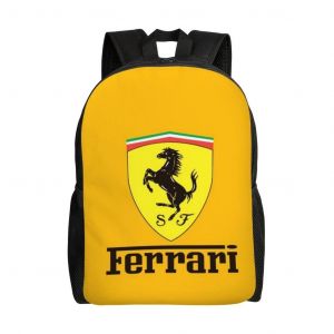 Sac &agrave; dos polyvalent Ferrari, lavable, style d&eacute;contract&eacute;, pour &eacute;colier, tendance, en tissu Oxford, unisexe, HXN2551 - Neuf