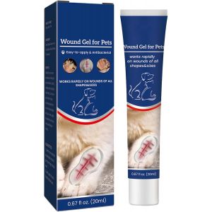 Jgd-Gel Apaisant Pour Les Plaies Pour Chats Et Chiens,Pansement Liquide Pour Plaies Chien,Gel Pour Plaies Pour Animaux De Compagnie,Gel De Nettoyage Pour Animaux De Compagnie,20ml - Neuf