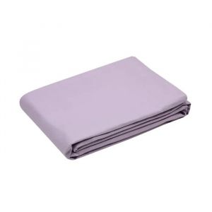 Housse De Couette En Percale De Coton Uni 260 X 240 Cm Elys&eacute;e Violet - Neuf