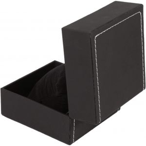 Kal-1 Pc Nouveau Noir Pu Montre En Cuir Présent Boîte De Montre En Cuir Montre Cas Présentoir Bracelet Bracelet Boîte De Rangement De Bijoux Pour La Décoration De La Maison - Neuf