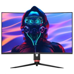 KTC H32S17 Moniteur de jeu incurv&eacute; 32 pouces 1500R 2560x1440 QHD 165Hz 16:9 ELED 99% sRGB HDR10 Temps de r&eacute;ponse 3ms Mode faible bleu Compatible avec FreeSync et G-SYNC USB - Neuf