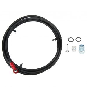 Kit De Durites De Frein Hydrauliques Pour Velo, 2 M, Avec Inserts De Connexion Colores, Pour Disque D'huile Formula R1, R1r, Rr1, Rouge - Neuf