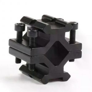 Rail réglable universel 20mm Picatinny Weaver Rail Adaptateur de montage de canon pour lunette de poche carabine lampe de poche fusil de chasse convertisseur W1L3 - Neuf