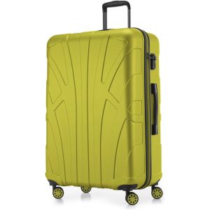 Chariot Pilote,Coque Rigide,Chariot Business,Valise Cabine,Valise Pilote,Bagage à Main,TSA,ABS,2 Roues,Noir.[S46] - Neuf