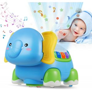 TDRFL-Jouet Musical Bébé 1 An¿Jouet Éducatif Rampant Pour Enfants 6 À 18 Mois¿Cadeau Anniversaire Noël Pour Garçons Et Filles 1,2,3 Ans - Neuf
