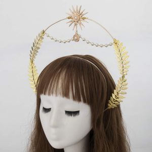 Tzf-Halo Couronne Marie Déesse Bandeau Aux Femmes Halloween Costume Déesse Casque (Style #1) - Neuf