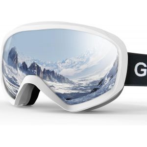 Masque De Ski Pour Hommes, Femmes Et Adolescents, Anti-Bu&eacute;e, Masque De Ski D'hiver Avec &Eacute;tui &Agrave; Lunettes Portable - Neuf
