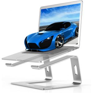Support Ordinateur Portable, Support Pour Macbook: Sable Multi-Angle Support Refroidissement, Compatible Avec Les Ordinateurs Portables (10-14 Pouces), Y Compris Macbook Pro/Air (Argent) - Neuf