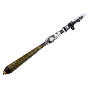 Canne &Agrave; P&ecirc;che T&eacute;lescopique En Fibre De Carbone Poteau Portable Route Pour Bateau (1,2 M) - Neuf