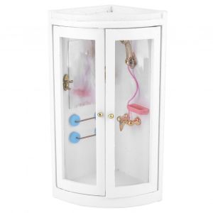 1:12 Mini maison de poupee en bois, accessoire de salle de bain, salle de douche, modele pour poupees - Neuf