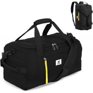 Jgd-Sac De Sport 40l Sac De Voyage Avec Compartiment Humide Et Compartiment &Agrave; Chaussures Pour Homme, Femme, Voyage, Natation, Yoga, Randonn&eacute;e, Camping (Noir) - Neuf