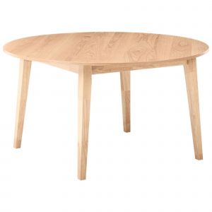 Table De Repas Huntley Chêne Clair 140 Cm 140 Cm - Neuf