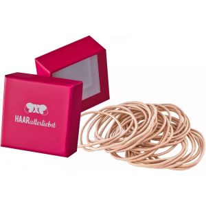Kal-Lot De 30 &Eacute;lastiques &Agrave; Cheveux Pour Femme - Beige - Pour Cheveux Blonds Moyens - 1,5 Mm D'&eacute;paisseur - Sans Couture - Pour Tresses Et Chignons - Neuf