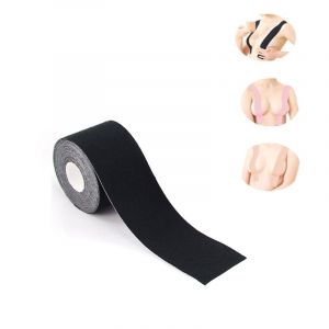 Ruban Adhésif Pour Rehaussement Instantané Des Seins, Ruban Adhésif Pour Pousser Et Tirer Les Gros Seins, Noir (5 Cm X 5 M) - Neuf