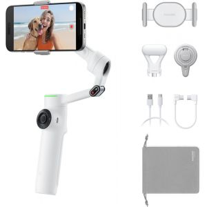 Insta360 Flow 2 Pro Stabilisateur de cam&eacute;ra de smartphone Blanc - Neuf