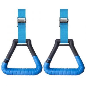Nouveau Produit,2 Pcs Anneaux De Gymnastique Avec Sangles De Boucle Réglables Anneaux De Fitness Professionnels Avec Bandes De Main Antidérapantes Absorbant La Transpiration Parfaites - Neuf