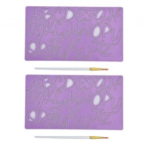 Lettre Fondant Silicone Moule Alphabet Az Moule Fondant En Silicone Pour Anniversaire Anniversaire G&acirc;teau D&eacute;coration Bonbons Fabrication - Neuf