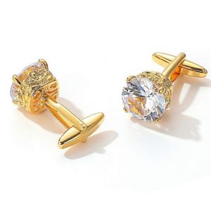 Boutons De Manchette Carr&iquest;&iquest;S En Argent Et Zircon De Luxe Pour Homme &iquest;C Boutons De Chemise Habill&iquest;&iquest;E, Cadeaux De Mariage (Mod&iquest;&iquest;Le?: Xk20s008) - Neuf