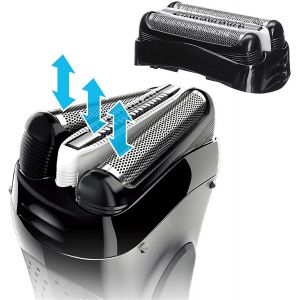 T&ecirc;te De Rechange Pour Rasoir &Eacute;lectrique Braun Series 3 : Performances Optimales, Rasage Adaptatif, Installation Facile Par Clic - Neuf