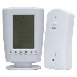 XYONG Thermostat sans fil multifonction, programmable automatiquement, controleur de temperature numerique, prise US 120 V, pour usage domestique - Neuf