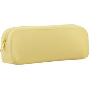 Trousse En Silicone Avec Fermeture Éclair Pour Enfant Avec 1 Compartiment 195 X 55 X 75 Mm - Neuf