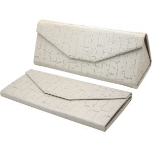 CAUC-&Eacute;tui Pliable &agrave; Lunettes de Soleil - Bo&icirc;te Rigide [Triangulaire] avec [Fermeture Magn&eacute;tique] et Doublure Int&eacute;rieur Protection Vue Lecture Fashion Design Unisexe Femme Homme Enfant Voiture Mode - Neuf