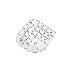 Règle d'angle incurvée pour le quilting, la couture patchwork - Gabarits de couture à bords arrondis, outils de patchwork pour la couture, la maison et le bureau - Neuf
