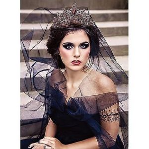 Baroque Reine Couronne Pour Femmes Strass Mariage Diadèmes Et Couronnes Cristal Vintage Princesse Couronne Il - Neuf