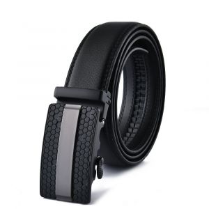 Des Hommes En Cuir De Ratchet Ceinture D'une Robe Avec Coulissante Automatique De La Boucle Des Ceintures - Neuf