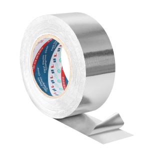 ChenQuanSarl-Ruban Adhesif En Aluminium, 50Mmx50M Imperméable À L'Eau, Haute Température Résistant À La Chaleur Pour Réparation Et Étanchéité Des Canalisations - Neuf