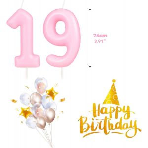 Bougie Macaron En Forme De Chiffre 12 - Bougies D'anniversaire Pour G&acirc;teau - D&eacute;corations De G&acirc;teau Bleues Pour Filles Et Gar&ccedil;ons - Pastel Sweet 12[Z3301] - Neuf