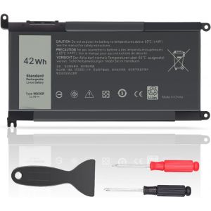 Wdxor Wdx0R Batterie Pour Dell Inspiron 15 5565 5567 5568 5570 5575 5578 5579 5580 5582 5583 5584 7560 7569 7570 7572 7573 7579 7580 5368 5378 5379 7368 7378 Latitude 3180 3189 3190 3480 3580 3379 - Neuf