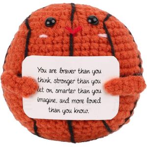 Tianyi-Cadeau Créatif Au Crochet De Basket-Ball-Cadeau Amusant Pour Les Hommes, Les Femmes, Les Fans De Basket-Ball Pour Noël - Soutien Unique Et Émotionnel Grâce À Des Cadeaux De Basket-Ball Personn - Neuf