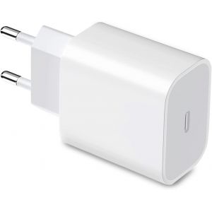 LORANKA-Chargeur Rapide USB C 20 W, PD 3.0 USB C Adaptateur de Charge Rapide Compatible avec iPhone 16 15 14 13 12 11 Pro Max 8, Pad Pro 2021/2020/2018, Samsung Galaxy S25 S24 S23 S22 S21 A15 A55 A72 - Neuf