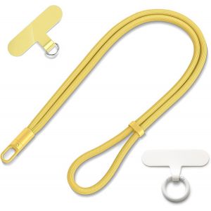 KAL-Bracelet Telephone Cordon Telephone Portable, Bijoux De Telephone Lani&egrave;re De T&eacute;l&eacute;phone Chaine Telephone Portable, Cha&icirc;ne De T&eacute;l&eacute;phone Portable -R&eacute;glable Chaine Portable - Neuf