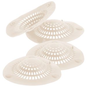 Lot de 4 couvercles de drain &agrave; ventouse en silicone pour cuisine et salle de bain - Neuf