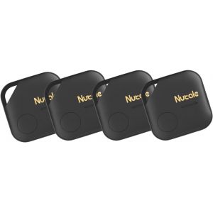 lbgwp60-Localisateur D'Objets De Clé Portefeuilles Noir 4Pcs Key Finder Téléphone Chercheur Trouve-Clés Porte Clés Localisateur Et Traqueur Sonore Pour Retrouver Clé - Neuf