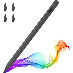 Pencil pour iPad (A16) 11e 10e 9e Gen, Stylet pour 2018-2025 Apple iPad 11-6, Mini 7-5, Air M3/M2 11""/13""/5/4/3, Pro M4 13""/12,9""/11"" Sensibilit&iquest;&iquest; &iquest;&iquest; L'Inclinaison,Chargement Rapide USB-C, Gris - Neuf