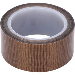 10M Ruban PTFE,0,13mm Rouleau Adhésif D'isolation en Tissu de Haute Température,Consommables pour Machine de Scellage Sous Vide,Ruban Thermique Isolant pour Machines à Sceller(19mm) - Neuf