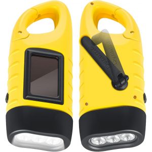 Lot De 2 Torches De Camping Portables À Manivelle Rechargeable À Dynamo Pour Escalade Et Randonnée - Neuf