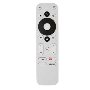 Pour MECOOL KM2 KM2 PLUS ONN Android 4K UHD TV Box T&eacute;l&eacute;commande vocale Blanc - Neuf
