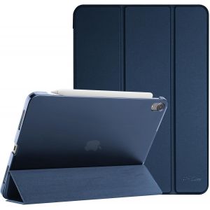 ELVORIX-Coque pour iPad Air 11 Pouces (M4) 2026/(M3) 2025/(M2) 2024, Air 5&egrave;me 2022/4&egrave;me 2020 10.9 Pouces, &Eacute;tui de Protection Anti-Chute, Rabat Magn&eacute;tique Stable -Marine - Neuf