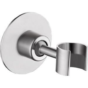 Support De Douche Mural,Support De Douche En Acier Inoxydable,Support De Douche Sans Perçage,Support De Pomme De Douche Réglable,Support De Douche Pour Tringle De Douche Dans Salle De Bain - Neuf
