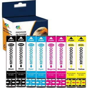 503Xl Cartouches D'Encre Compatible Pour Epson 503 Xl Pour Expression Home Xp-5200 Xp-5205 Xp5200 Xp5205 Workforce Wf-2960 Wf-2965 Wf2960 Wf2965 Wf-2960Dwf Wf-2965Dwf (8 Paquets)[ENC945235] - Neuf