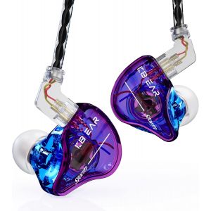 KALSG-Kbear Storm &Eacute;couteurs Intra-Auriculaires Professionnels Pour Chanteurs Batteurs Musiciens,&Eacute;couteurs Filaires Personnalis&eacute;s Dans Les Iem,C&acirc;ble Plaqu&eacute; Argent Ofc D&eacute;tachable Haute R&eacute;solution - Neuf