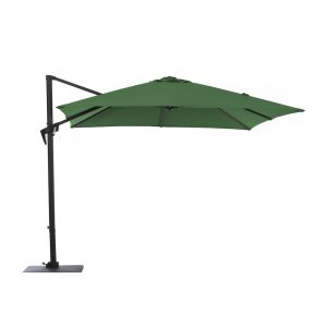 Parasol D&eacute;port&eacute; - Roma - Aluminium &Eacute;poxy - Acier - &Oslash;300 - Amande - Neuf